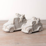 Ceramic Pumpkin Truck Ornament