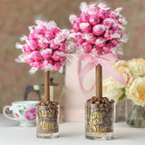 Personalised Pink Strawberries & Cream Lindor® Tree