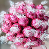 Personalised Pink Strawberries & Cream Lindor® Tree