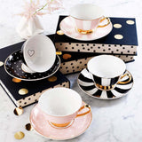 Primrose Spotty Teacup & Saucer By Bombay Duck