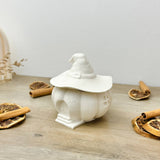 Witches Hat Pumpkin House Halloween Decoration Bowl