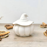 Witches Hat Pumpkin House Halloween Decoration Bowl
