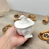 Witches Hat Pumpkin House Halloween Decoration Bowl