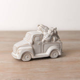 Ceramic Pumpkin Truck Ornament