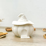 Witches Hat Pumpkin House Halloween Decoration Bowl