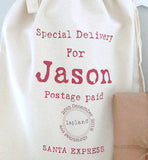 Personalised Santa Express Christmas Sack