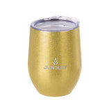 Personalised Glitter Stemless Insulated Wine Tumbler.
