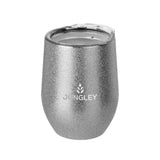 Personalised Glitter Stemless Insulated Wine Tumbler.