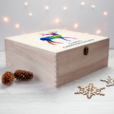 PERSONALISED GEOMETRIC REINDEER CHRISTMAS EVE BOX.