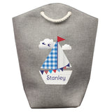 Personalised Sailboat Storage Bag.