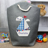 Personalised Sailboat Storage Bag.
