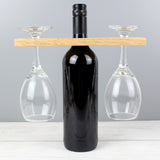 Personalised 'Initials' Wine Glass & Bottle Butler.