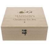 Personalised Large Wooden Christmas Eve Box.