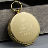 Personalised Free Text Keepsake Compass.