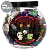 Personalised Halloween Sweet Jar.