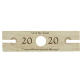 Personalised 'Year' Wine Glass & Bottle Butler.