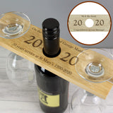 Personalised 'Year' Wine Glass & Bottle Butler.