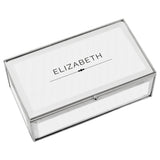 Personalised Classic Mirrored Jewellery Box.