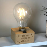 Personalised Stars LED Bulb Table Lamp.
