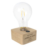 Personalised Decorative LED Bulb Table Lamp.