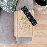 Personalised Take Time For Yourself Wooden Sofa Tray.