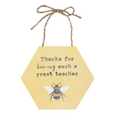 Thank You Teacher Sign.