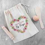 Personalised Kids Flower Wreath Baking Set.